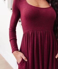 Ave Shops Brightest Star Dress In Plum Dresses, Rompers, Jumpsuits