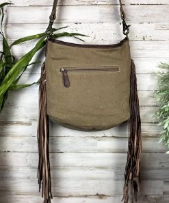 Myra Handbags & Wallets Brown Aztec Scarlett Crossbody Handbag