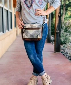 Myra Handbags & Wallets Brown Multi-Color Hobo Crossbody Handbag