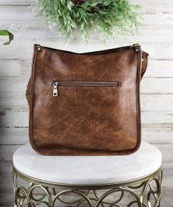 Jen & Co Brown Neutrals Aztec Crossbody Handbag Handbags & Wallets