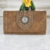 Montana West Wallets & Cardholders Brown Rhinestone Concho Wallet