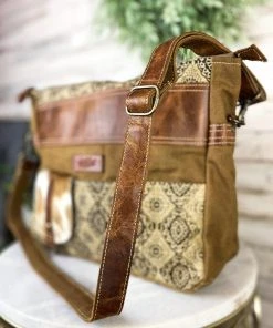 Sixtease Handbags & Wallets Brown Spirit Cowhide Crossbody Handbag