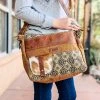 Sixtease Handbags & Wallets Brown Spirit Cowhide Crossbody Handbag