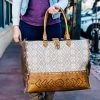 Bbags Handbags & Wallets Brown Trendy Aztec Weekender Bag