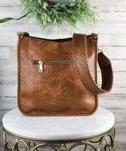 Jen & Co Brown & Pink Aztec Crossbody Handbag Handbags & Wallets