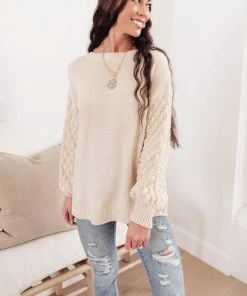 Ave Shops Bubbly B Sweater in Ivory | Cozy Cardigan for Women | Outerwear Essential 27 Ave Shops Bubbly B Sweater In Ivory Cardigans, Sweaters, Outerwear
