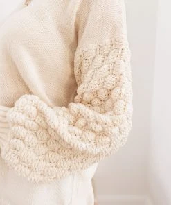 Ave Shops Bubbly B Sweater in Ivory | Cozy Cardigan for Women | Outerwear Essential 28 Ave Shops Bubbly B Sweater In Ivory Cardigans, Sweaters, Outerwear