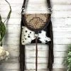 Myra Handbags & Wallets Buckaroo Cowhide & Fringe Crossbody Handbag