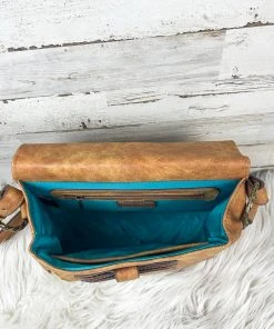 Trenditions Buckle Saddle Wallet Crossbody Handbag - Premium Leather MEGA SALE -The Cinchy Cowgirl Store BuckleSaddleCrossbodyHandbag3 1080x