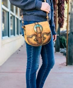 Trenditions Buckle Saddle Wallet Crossbody Handbag >> MEGA SALE <<