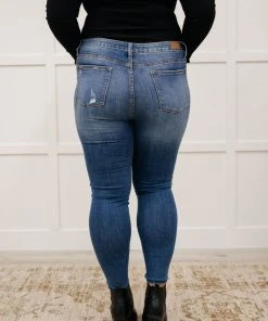 Ave Shops Bottoms & Jeans Buffalo Plaid Peek-A-Boo Skinnies