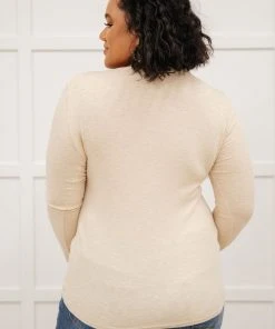Ave Shops Clothing By The Fireplace Thermal Top In Oatmeal