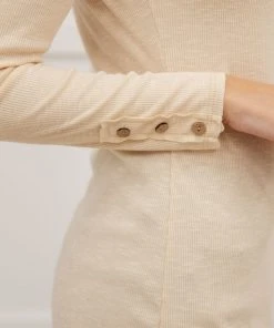 Ave Shops Clothing By The Fireplace Thermal Top In Oatmeal