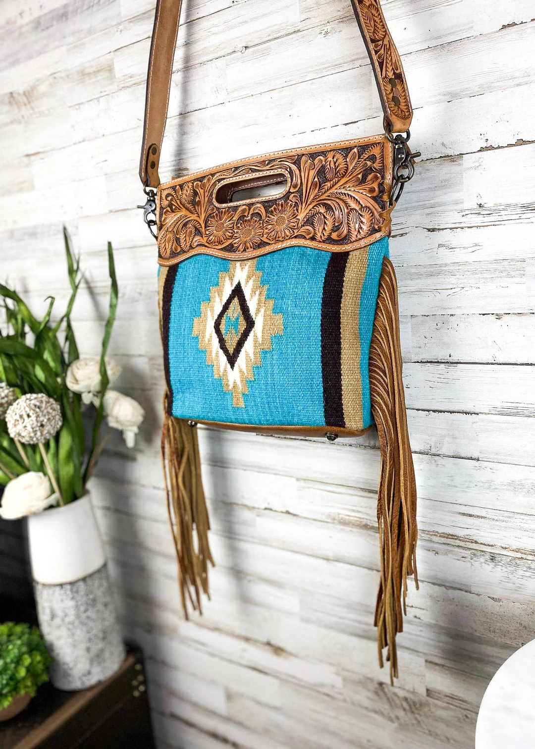 American Darling Turquoise Sunset Fringe Handbag - MEGA SALE - Stylish Women's Shoulder Bag 4 American Darling Turquoise Sunset Fringe Handbag >> MEGA SALE <<