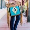 American Darling Turquoise Sunset Fringe Handbag >> MEGA SALE <<