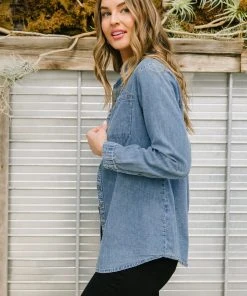 Ave Shops Clothing Call Me A Cab Button Up