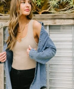 Ave Shops Clothing Call Me A Cab Button Up