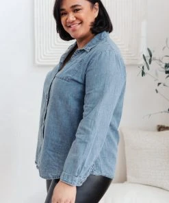 Ave Shops Clothing Call Me A Cab Button Up