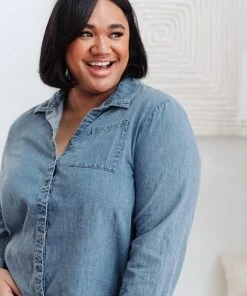 Ave Shops Clothing Call Me A Cab Button Up