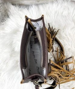 Bbags Catalina Tooled Fringe Crossbody Handbag - Stylish Leather Purse for Women 11 Bbags Catalina Tooled Fringe Crossbody Handbag Handbags & Wallets