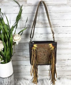 Bbags Catalina Tooled Fringe Crossbody Handbag Handbags & Wallets