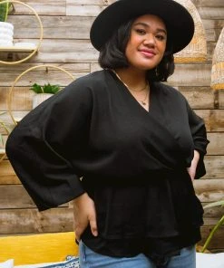 Ave Shops Catch Me There Blouse In Black Clothing