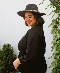 Ave Shops Catch Me There Blouse In Black Clothing