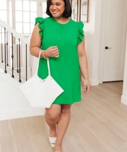 Ave Shops Still The One Dress In Emerald Green