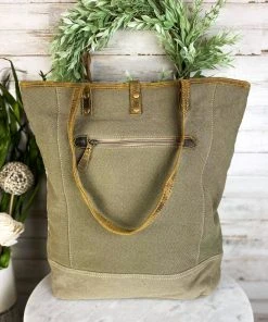 Myra Chevron Rug Tote Handbag