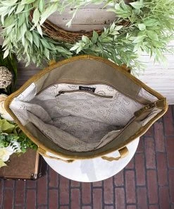 Myra Chevron Rug Tote Handbag