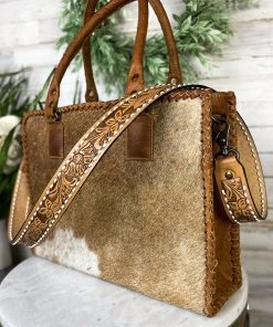 American Darling Chiseled Floral Buckstitch Purse Strap Handbags & Wallets