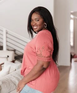 Ave Shops Clothing Chloé Lace Twist In Mauve