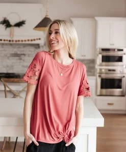 Ave Shops Clothing Chloé Lace Twist In Mauve