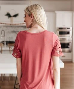 Ave Shops Clothing Chloé Lace Twist In Mauve