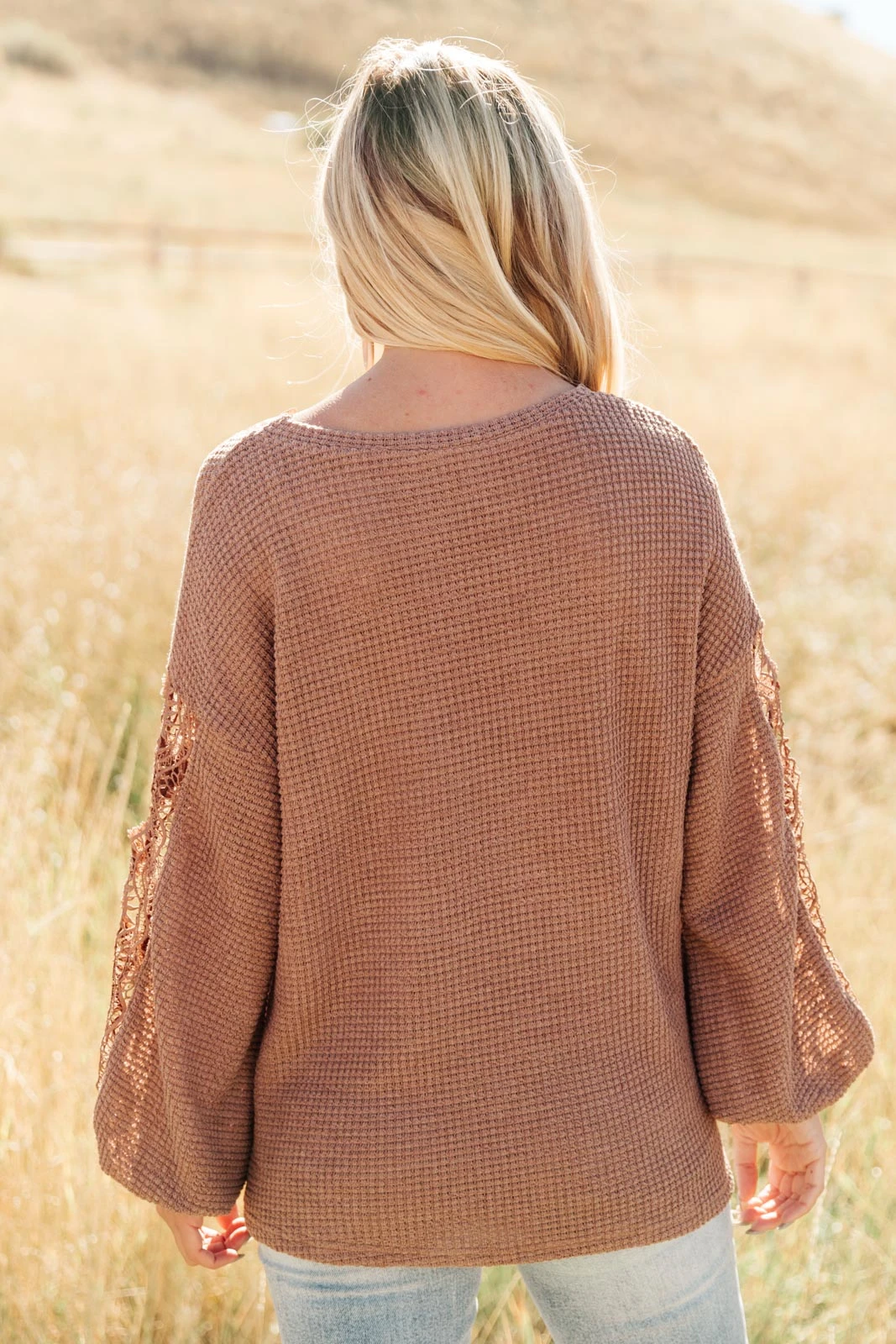 Ave Shops Chloe Lace & Drape Cardigan Sweater in Coco - Elegant Outerwear for Women 10 Ave Shops Cardigans, Sweaters, Outerwear Chloe Lace & Drape Sweater In Coco