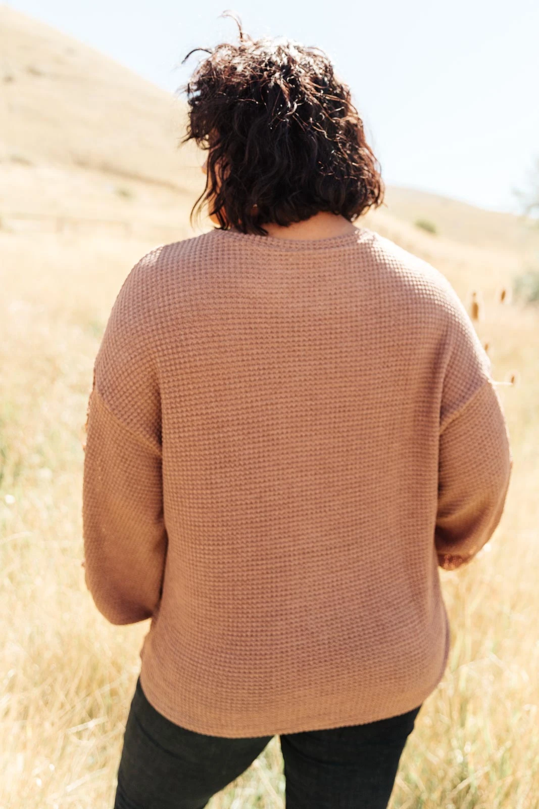 Ave Shops Chloe Lace & Drape Cardigan Sweater in Coco - Elegant Outerwear for Women 17 Ave Shops Cardigans, Sweaters, Outerwear Chloe Lace & Drape Sweater In Coco