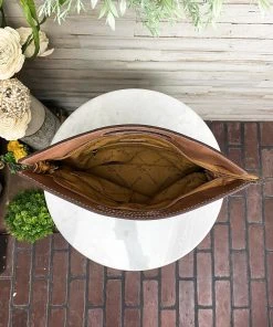 American Darling Chocolate Brown Embossed Tooled Handbag Handbags & Wallets