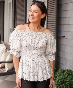 Ave Shops Chose Me Dotted Top