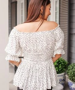 Ave Shops Chose Me Dotted Top