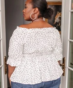 Ave Shops Chose Me Dotted Top