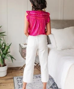 Ave Shops Bottoms & Jeans Ciara Hi-Waisted Cropped Wide Leg Jeans