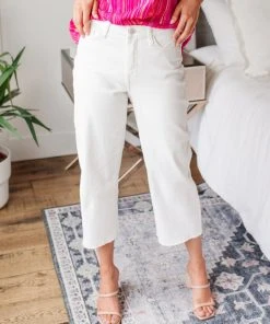 Ave Shops Bottoms & Jeans Ciara Hi-Waisted Cropped Wide Leg Jeans