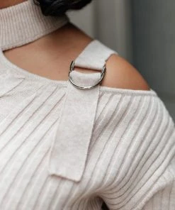 Ave Shops City Chic Sweater In Beige