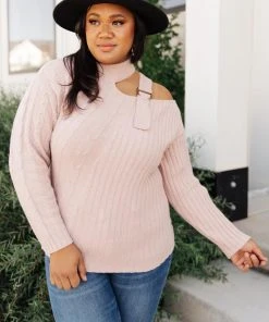 Ave Shops Mauve City Chic Sweater - Soft Cardigan for Women, Stylish Outerwear 27 Ave Shops Cardigans, Sweaters, Outerwear City Chic Sweater In Mauve