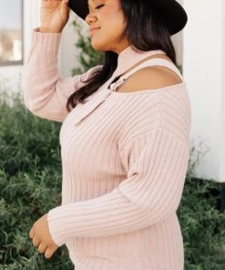 Ave Shops Cardigans, Sweaters, Outerwear City Chic Sweater In Mauve