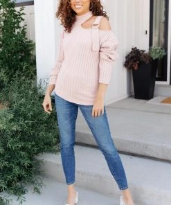 Ave Shops Mauve City Chic Sweater - Soft Cardigan for Women, Stylish Outerwear 32 Ave Shops Cardigans, Sweaters, Outerwear City Chic Sweater In Mauve