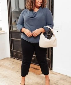 Ave Shops City Girl Long Sleeve Blouse | Women's Stylish Tops & Blouses 24 Ave Shops Clothing City Girl Blouse