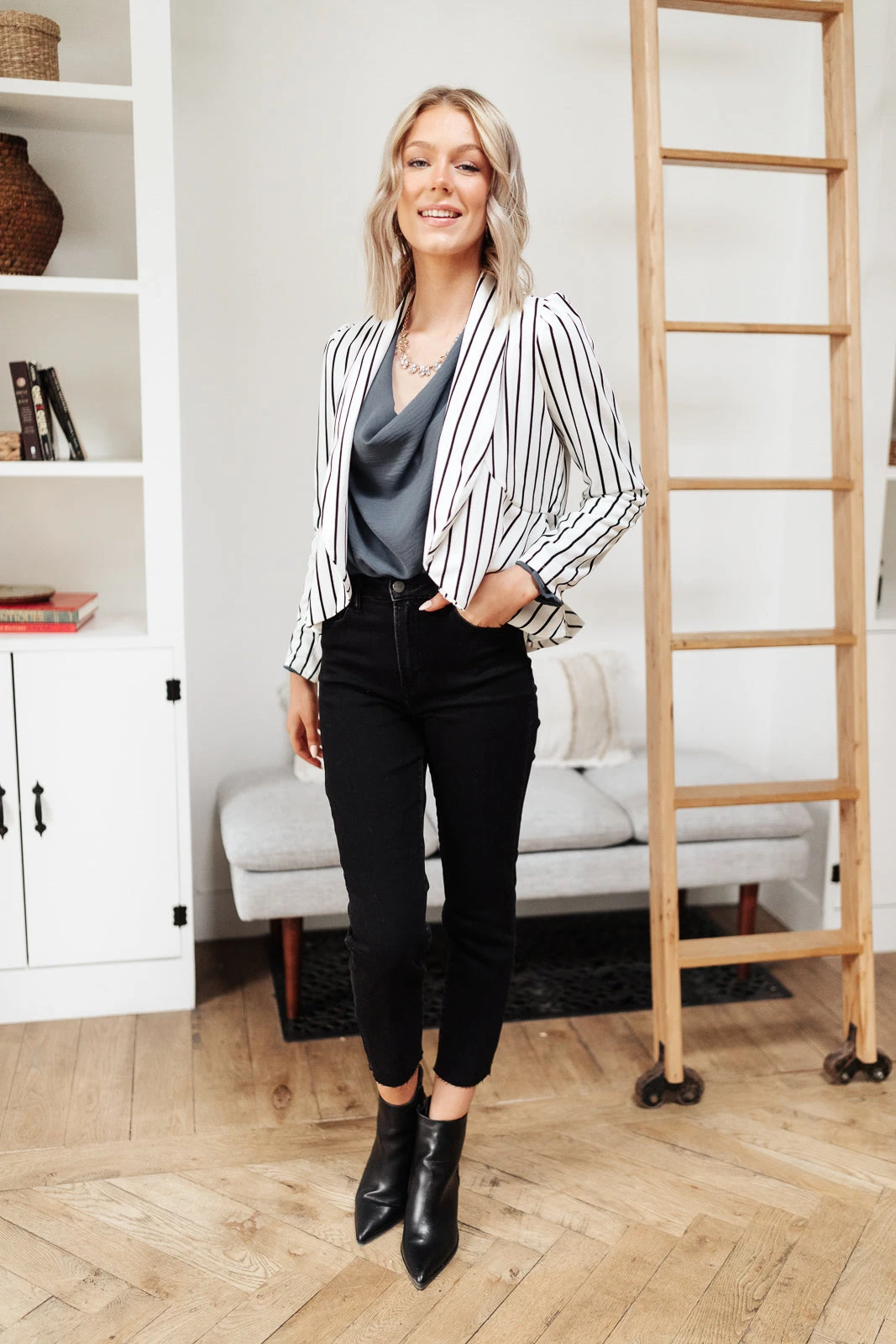 Ave Shops City Girl Long Sleeve Blouse | Women's Stylish Tops & Blouses 10 Ave Shops Clothing City Girl Blouse