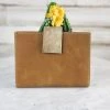 Sixtease Distressed Classic Tan Cowhide Wallet Book (+ Card Holder)