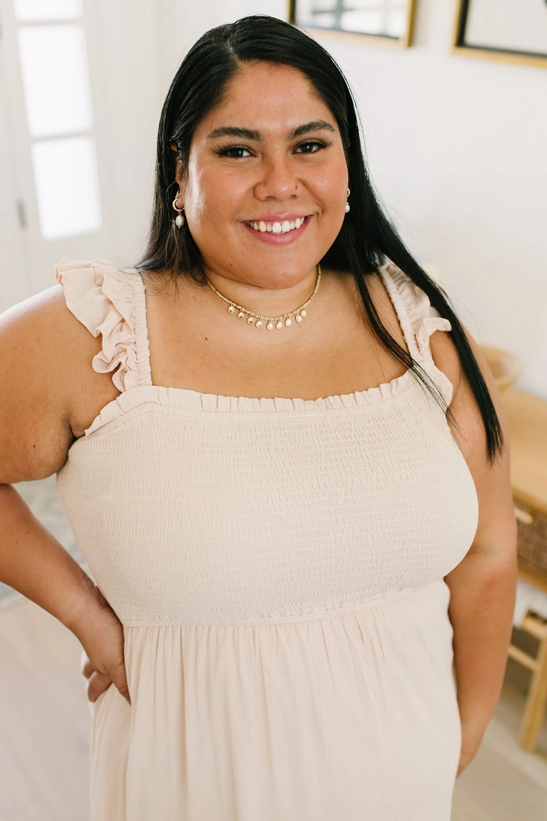 Ave Shops Oatmeal Clear View Dress - Stylish Dresses, Rompers & Jumpsuits 23 Ave Shops Dresses, Rompers, Jumpsuits Clear View Dress In Oatmeal